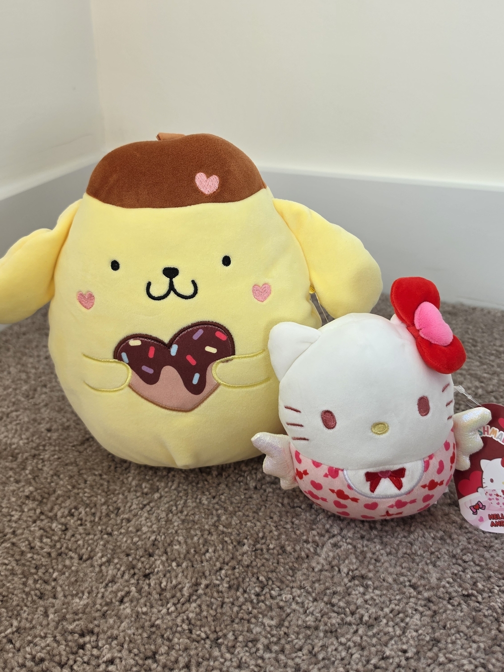 Sanrio Pompompurin & Hello Kitty Squishmallows